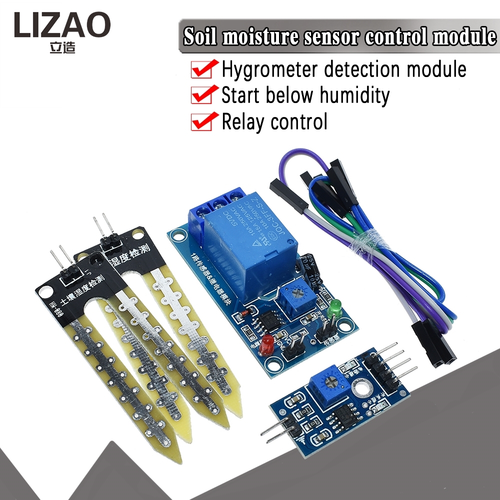 Módulo de Controle de Sensor d - Soil Moisture Sensor Relay Module Arduino avaliação e preço