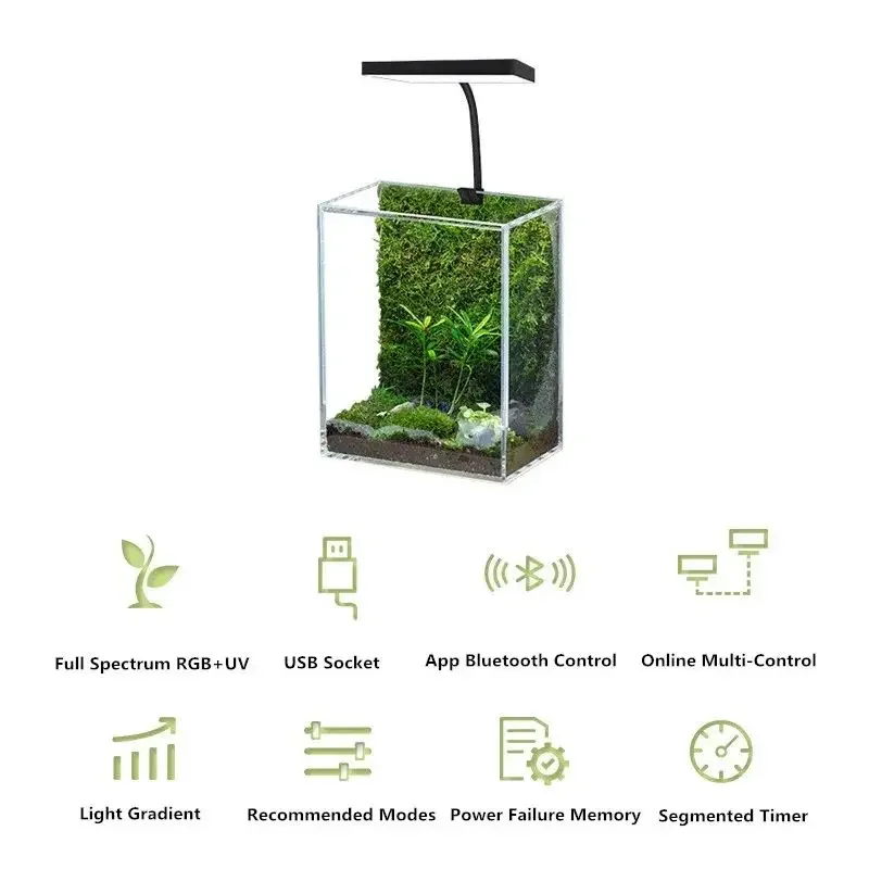 Luminária LED WEEK AQUA Mag Pr - Plant Grow Light Full Spectrum Clip On avaliação e preço