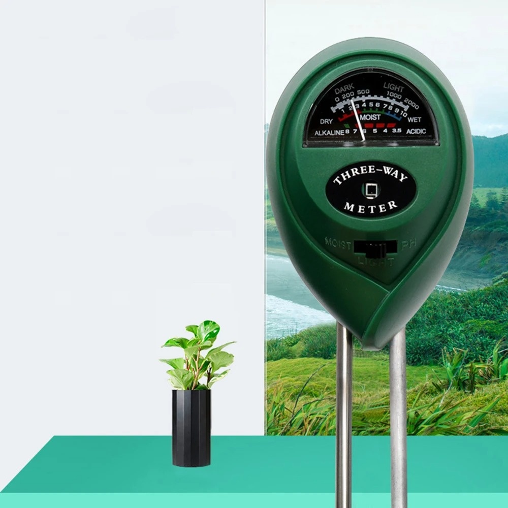 3 em 1 testador de medidor de  - Soil Ph Meter 3 In 1 Moisture Sunlight avaliação e preço
