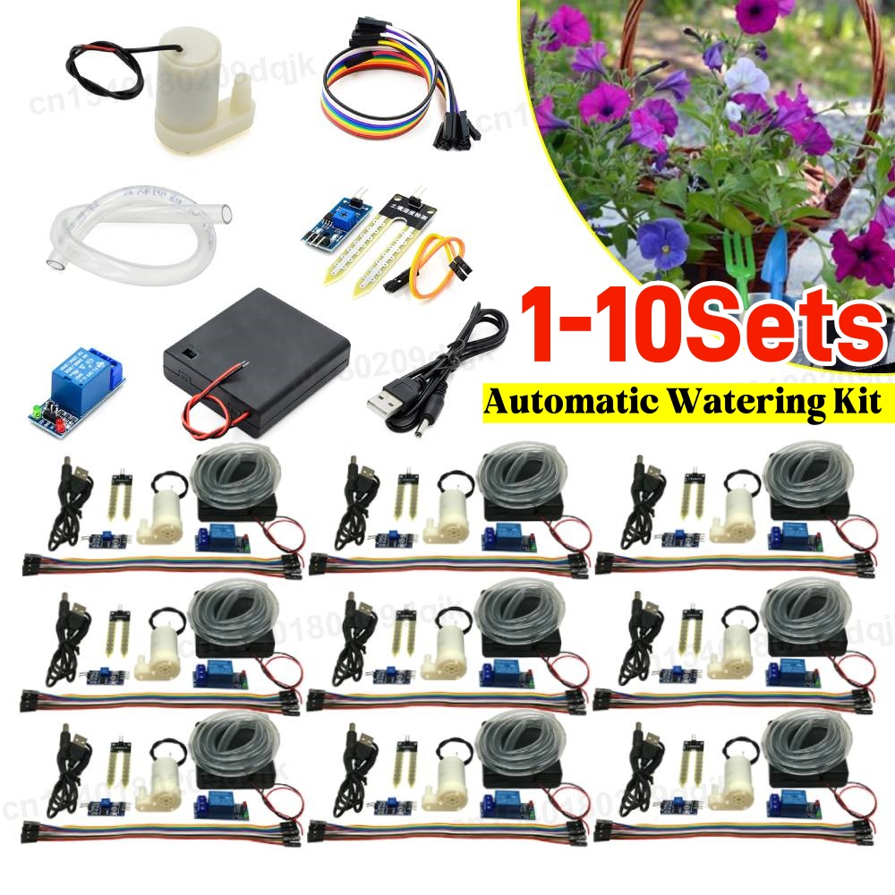 1-10x sistema de irrigação aut - Soil Moisture Sensor Relay Module Arduino avaliação e preço