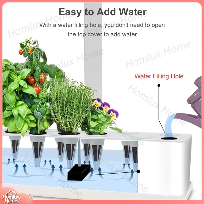 Sistema de Cultivo Hidropônico - Indoor Herb Garden Grow Light Smart Kit avaliação e preço