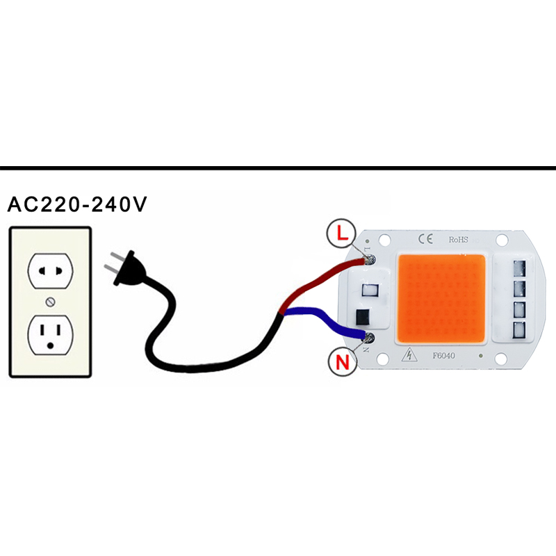 5 pçs led crescer cob chip de  - Plant Grow Light Full Spectrum Clip On avaliação e preço