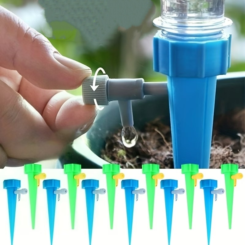 Sistema de irrigação por gotej - Automatic Plant Watering Spikes Drip Kit avaliação e preço