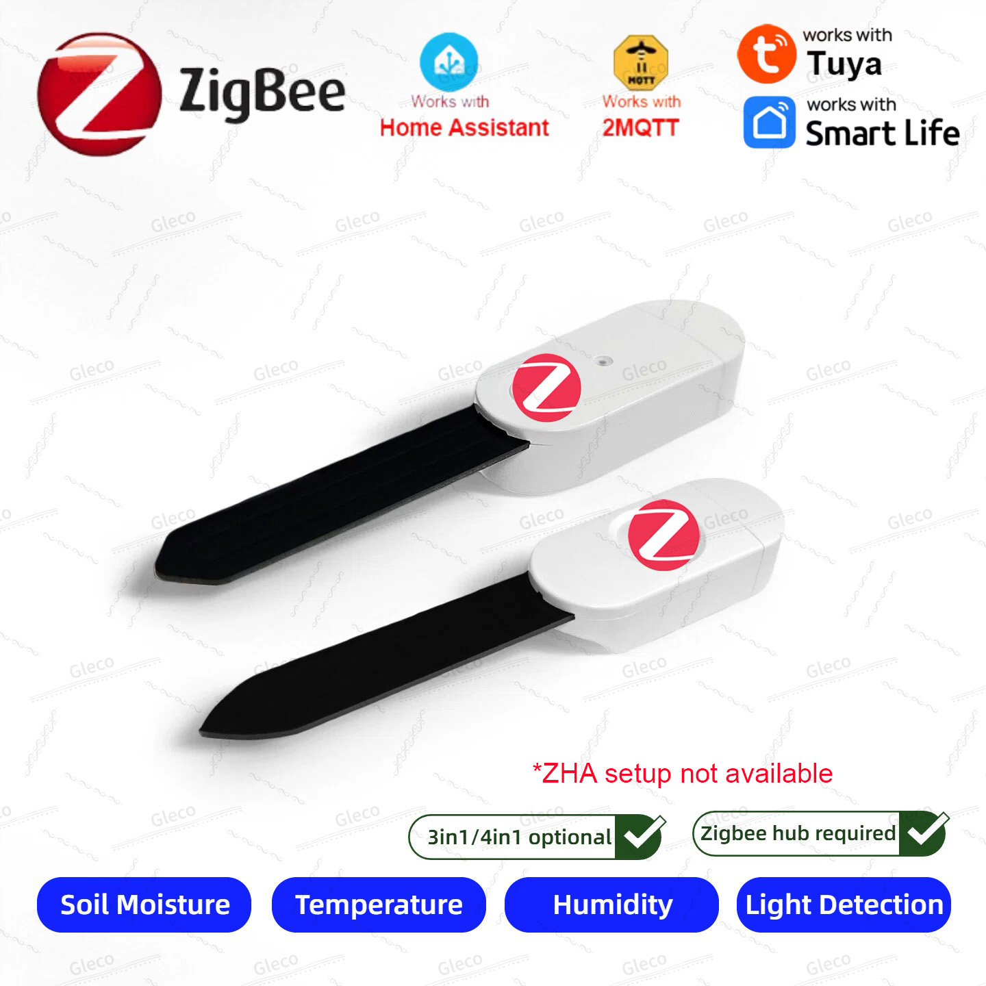 Sensor de Umidade do Solo Zigb - Tuya Zigbee Soil Moisture Temperature Sensor avaliação e preço