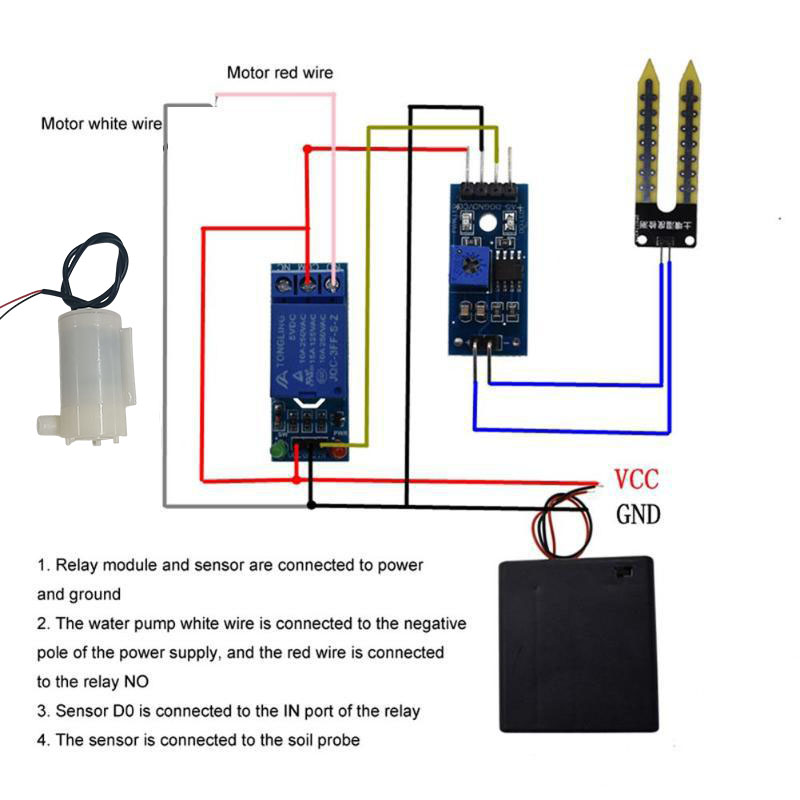 Kit DIY de Módulo de Irrigação - Soil Moisture Sensor Relay Module Arduino avaliação e preço