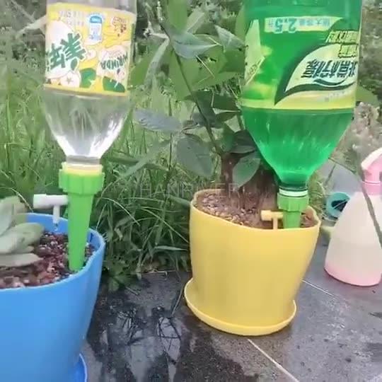 Dispositivos de rega automátic - Automatic Plant Watering Spikes Drip Kit avaliação e preço