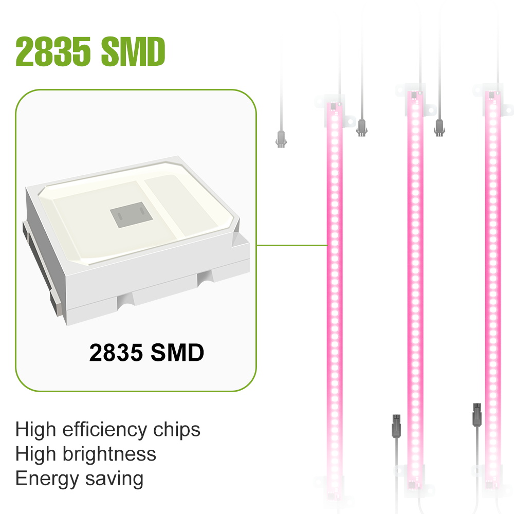 12 cabeça led cresce tira de l - Plant Grow Light Full Spectrum Clip On avaliação e preço