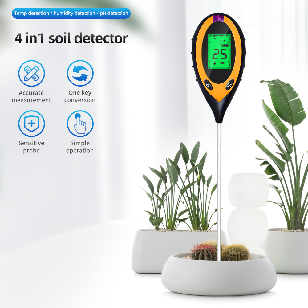 2/3/4/5 em 1 Medidor de PH do  - Soil Ph Meter 3 In 1 Moisture Sunlight avaliação e preço