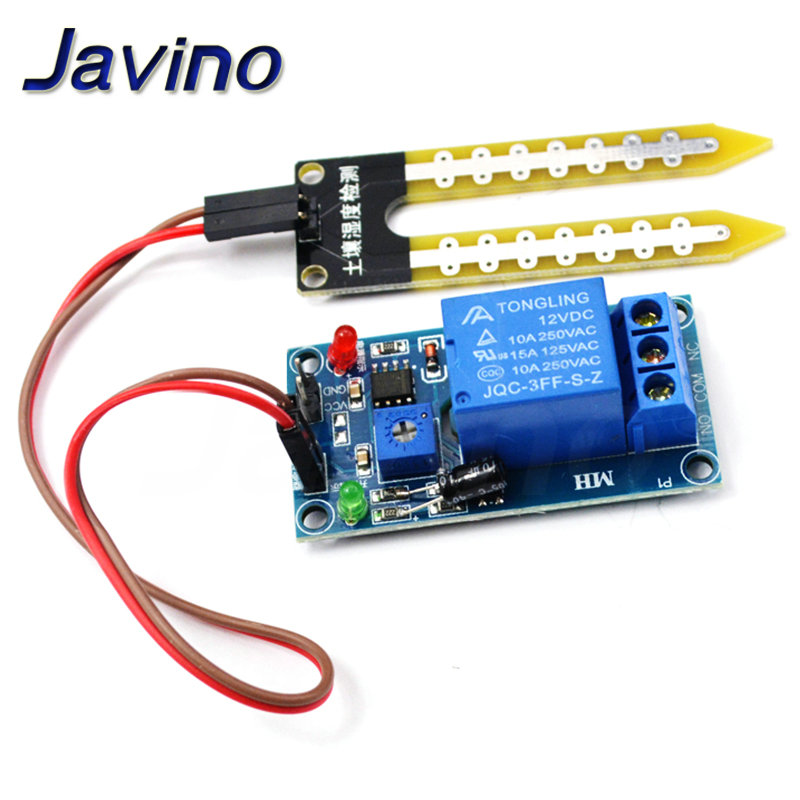 Capacitivo Módulo Sensor De Um - Soil Moisture Sensor Relay Module Arduino avaliação e preço