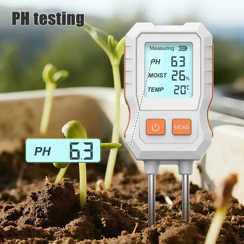 Medidor Digital de Solo HEDAO  - Soil Ph Meter 3 In 1 Moisture Sunlight avaliação e preço