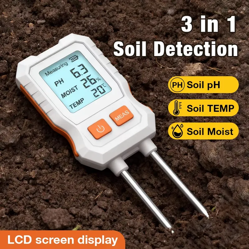 Medidor Digital de Solo HEDAO  - Soil Ph Meter 3 In 1 Moisture Sunlight avaliação e preço
