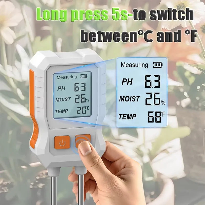 Medidor Digital de Solo HEDAO  - Soil Ph Meter 3 In 1 Moisture Sunlight avaliação e preço