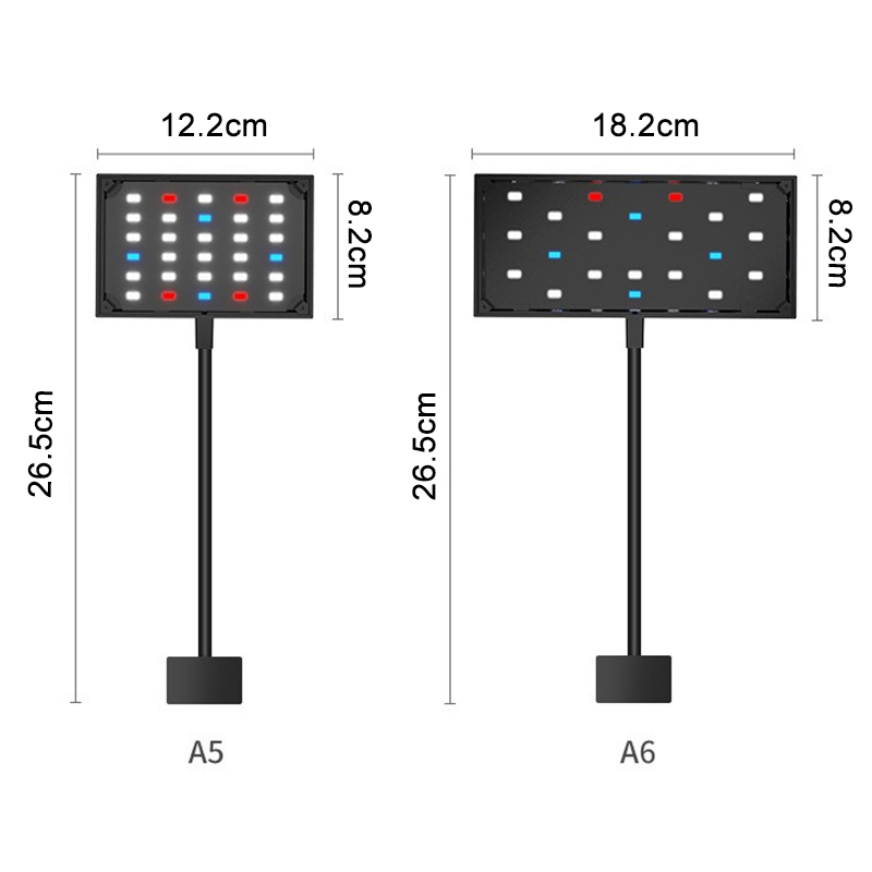 Aquário usb led luz espectro c - Plant Grow Light Full Spectrum Clip On avaliação e preço