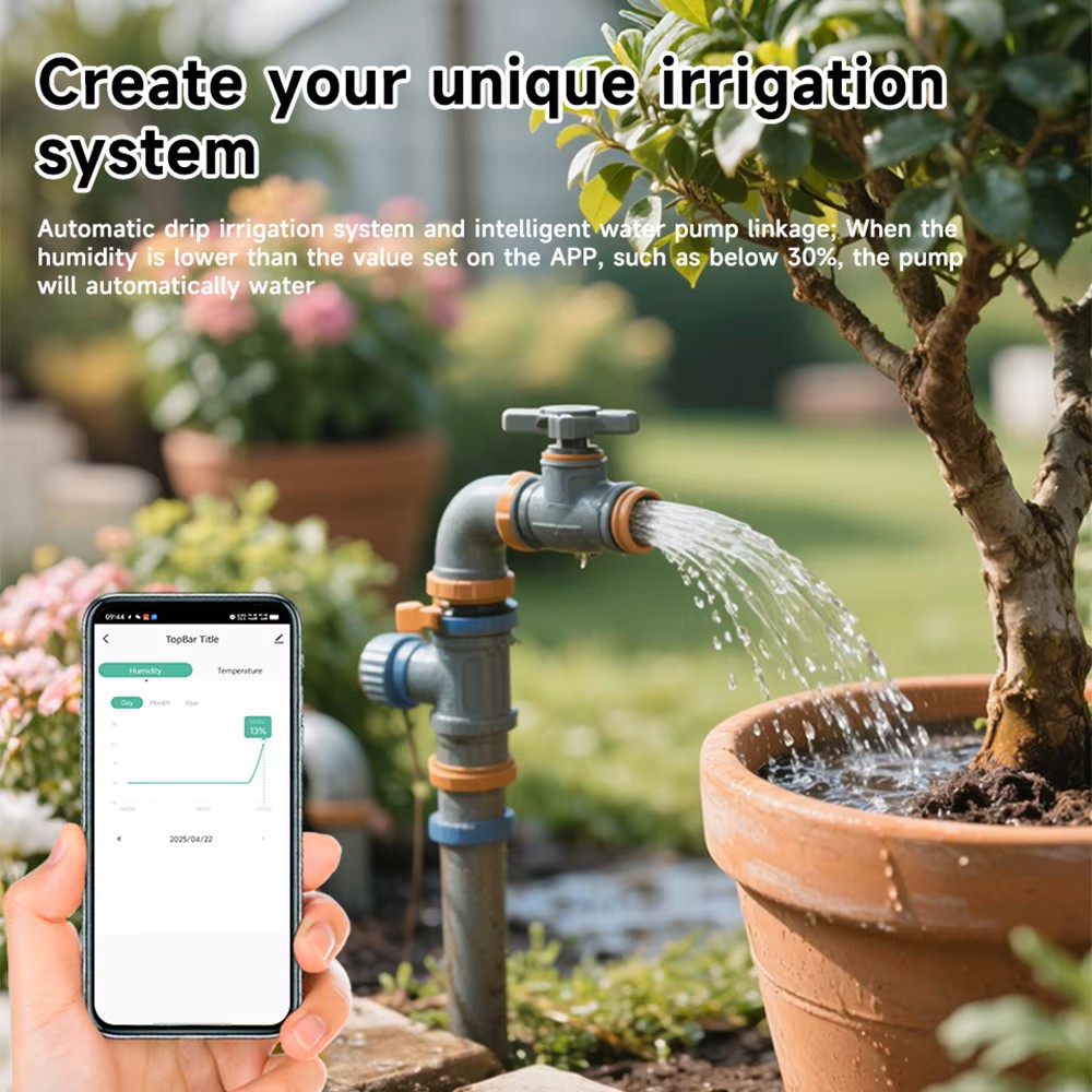 Sensor de Umidade e Temperatur - Wifi Soil Moisture Sensor Garden App avaliação e preço