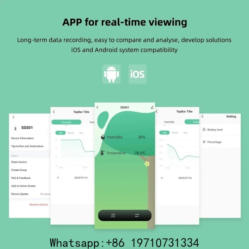 Sensor de Umidade e Temperatur - Wifi Soil Moisture Sensor Garden App avaliação e preço