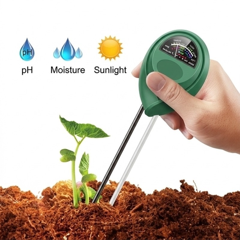 Medidor de pH do Solo 3 em 1,  - Soil Ph Meter 3 In 1 Moisture Sunlight avaliação e preço