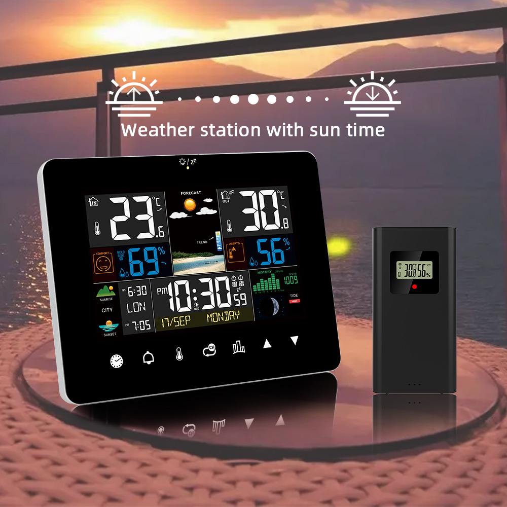 Estação meteorológica multifun - Wireless Weather Station Indoor Outdoor avaliação e preço