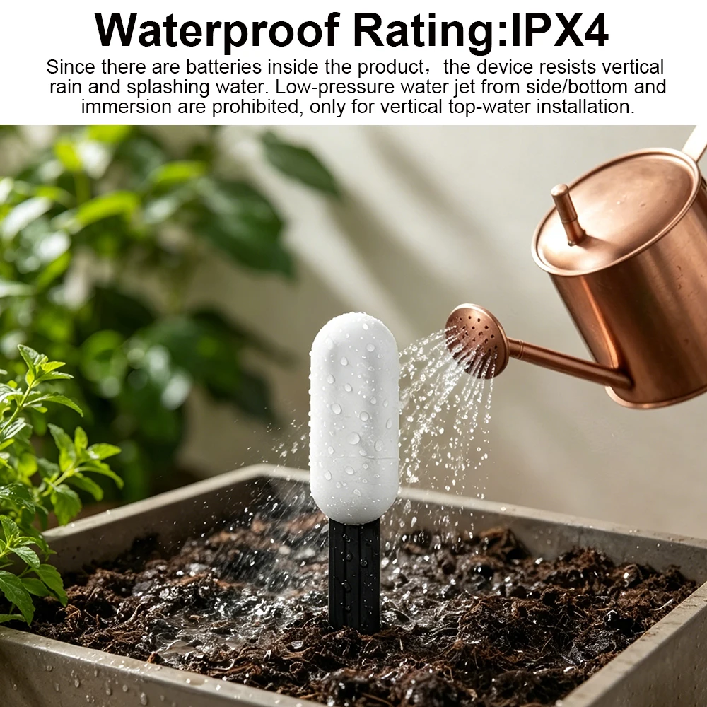 Detector de Temperatura e Umid - Tuya Zigbee Soil Moisture Temperature Sensor avaliação e preço