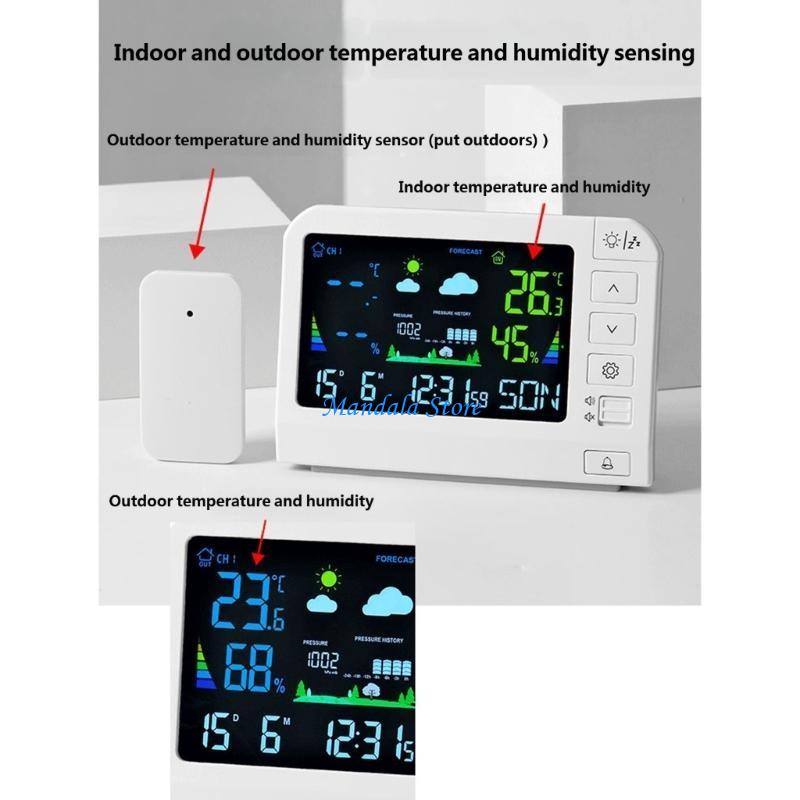 Estações meteorológicas sem fi - Wireless Weather Station Indoor Outdoor avaliação e preço