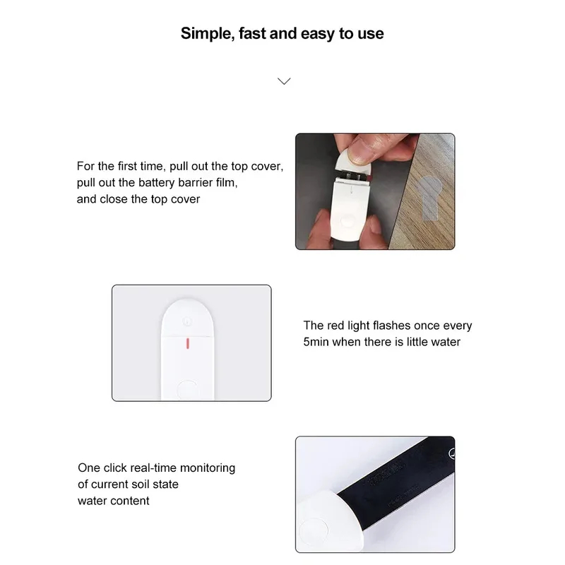 Sensor de Umidade do Solo, Mon - Smart Plant Sensor Soil Moisture Meter avaliação e preço
