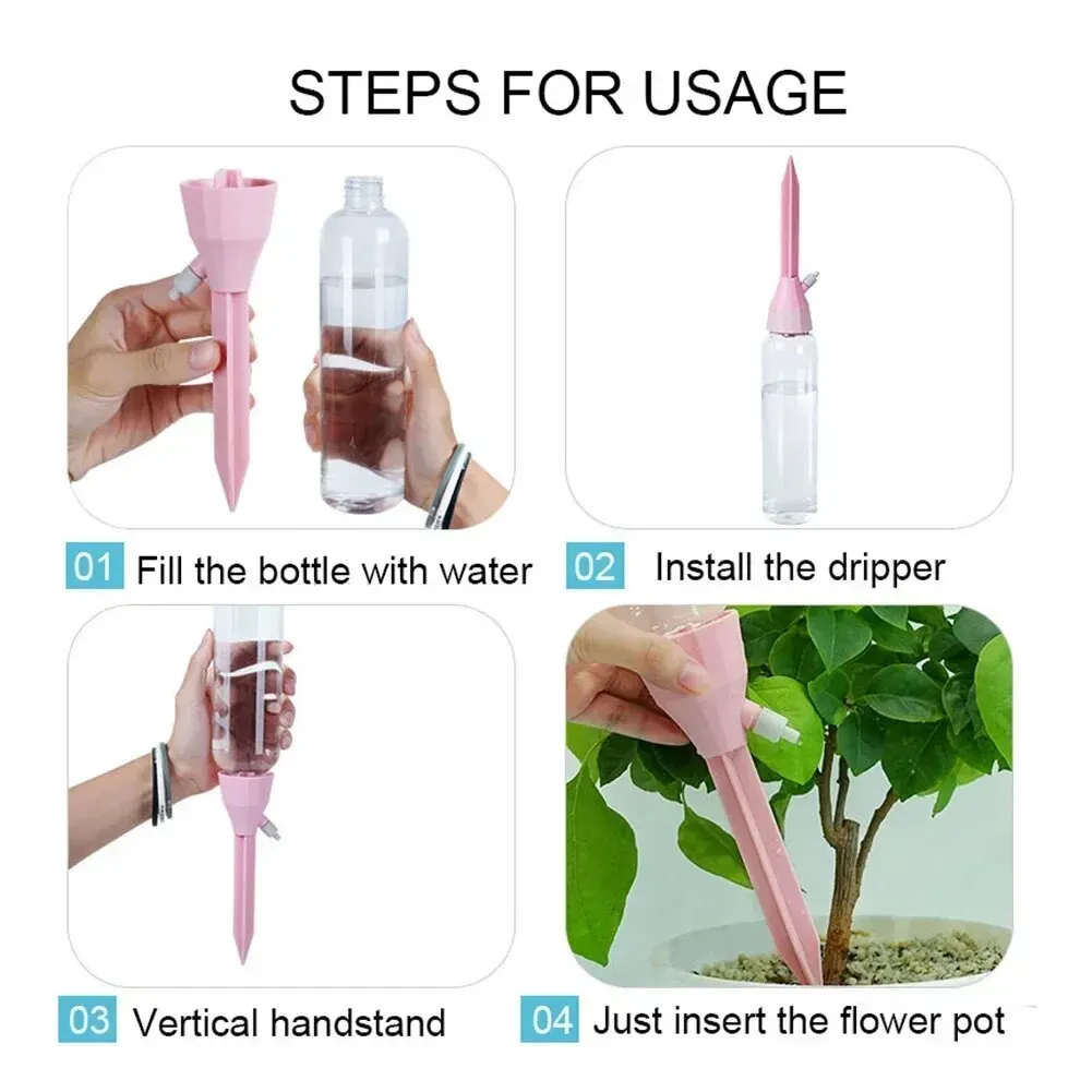 Sistema de Irrigação por Gotej - Automatic Plant Watering Spikes Drip Kit avaliação e preço