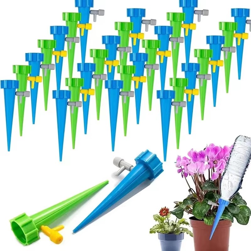 Sistema de irrigação por gotej - Automatic Plant Watering Spikes Drip Kit avaliação e preço