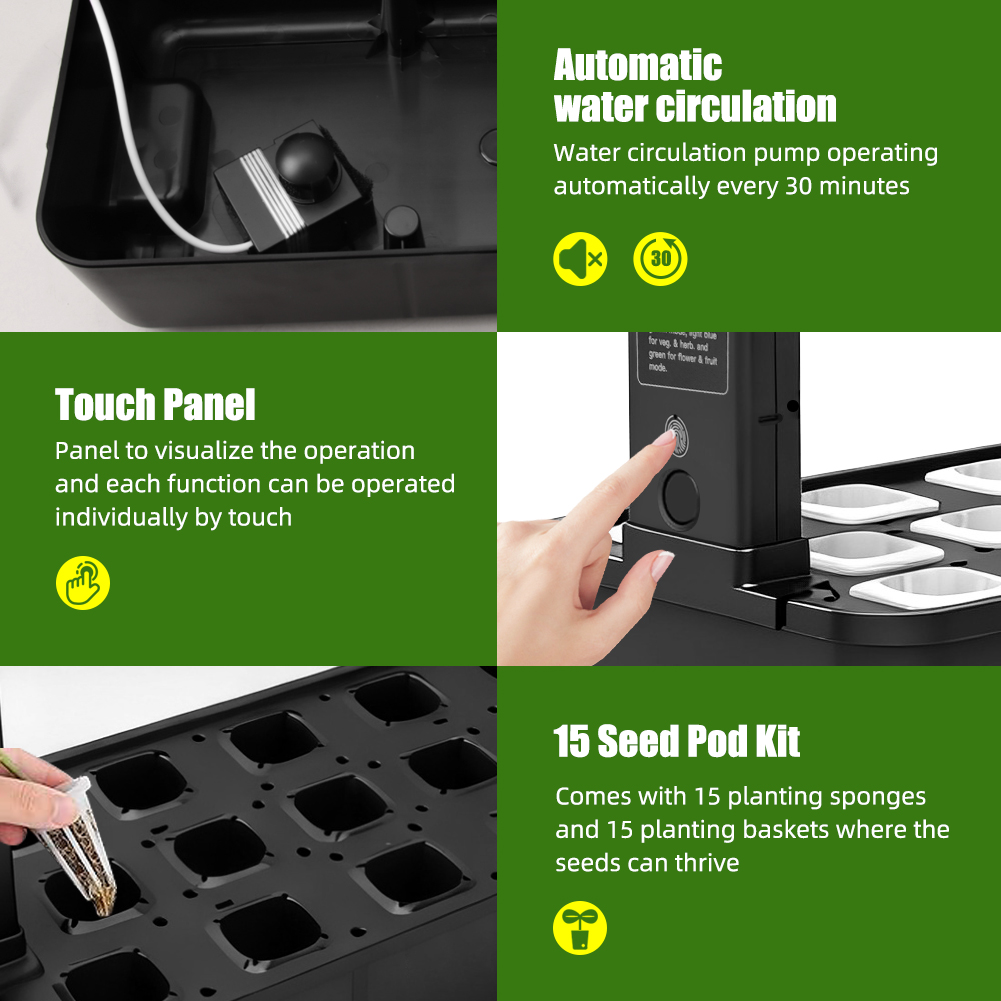 【Em Destaque】Kit de Jardim Hid - Indoor Herb Garden Grow Light Smart Kit avaliação e preço