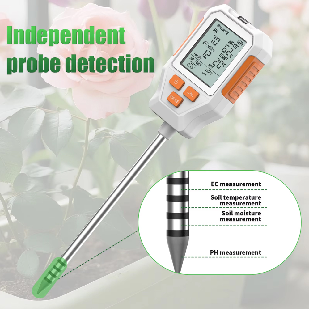 Testador digital de solo 3 em  - Soil Ph Meter 3 In 1 Moisture Sunlight avaliação e preço